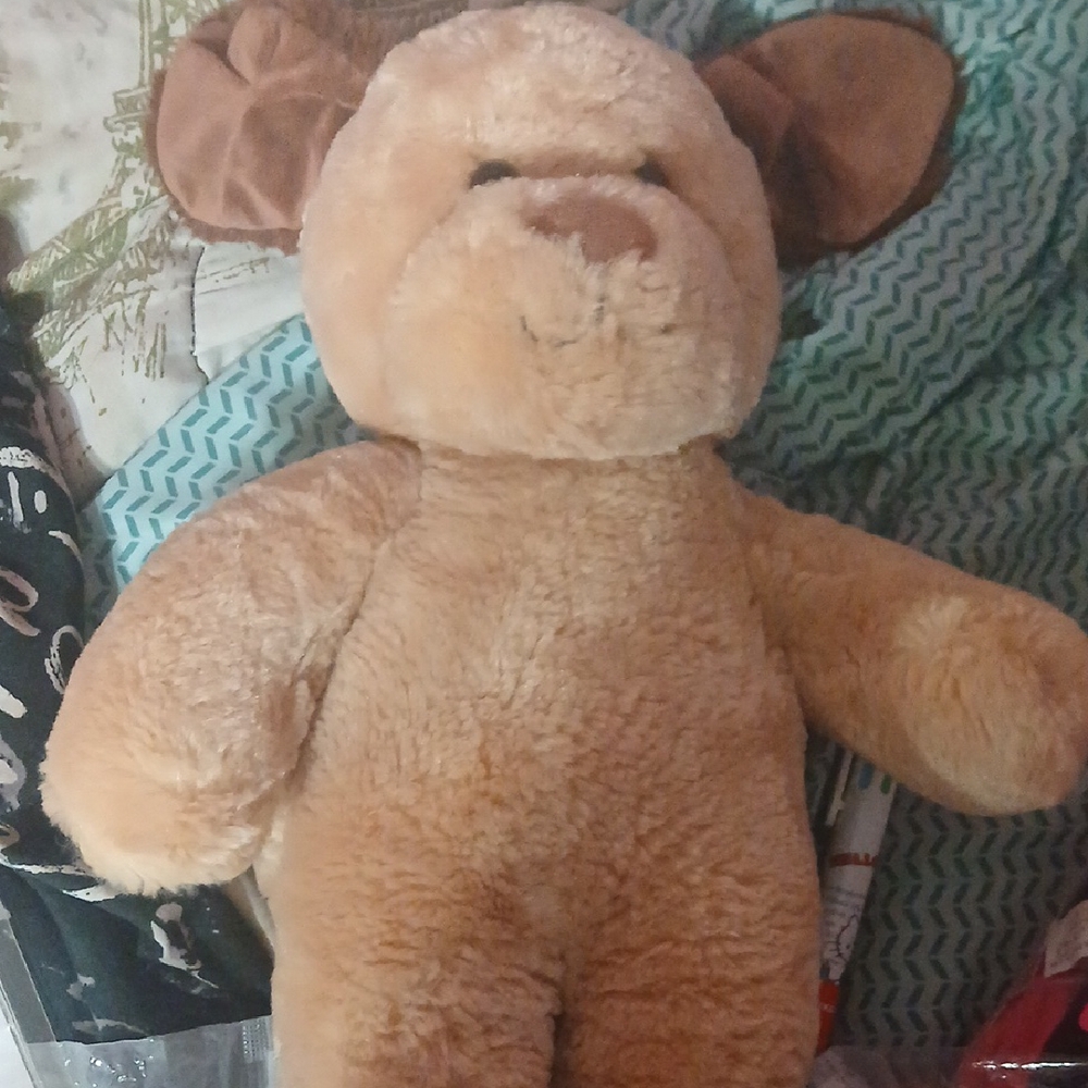 Build-A-Bear Tan and Brown Plush Dog